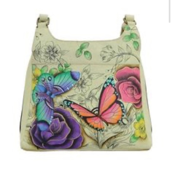 NEW Anuschka Floral Paradise Leather Platform Espadrille Loafer |Memory foam - Picture 7 of 7